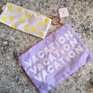 Ban.do makeup travel vacation pouches